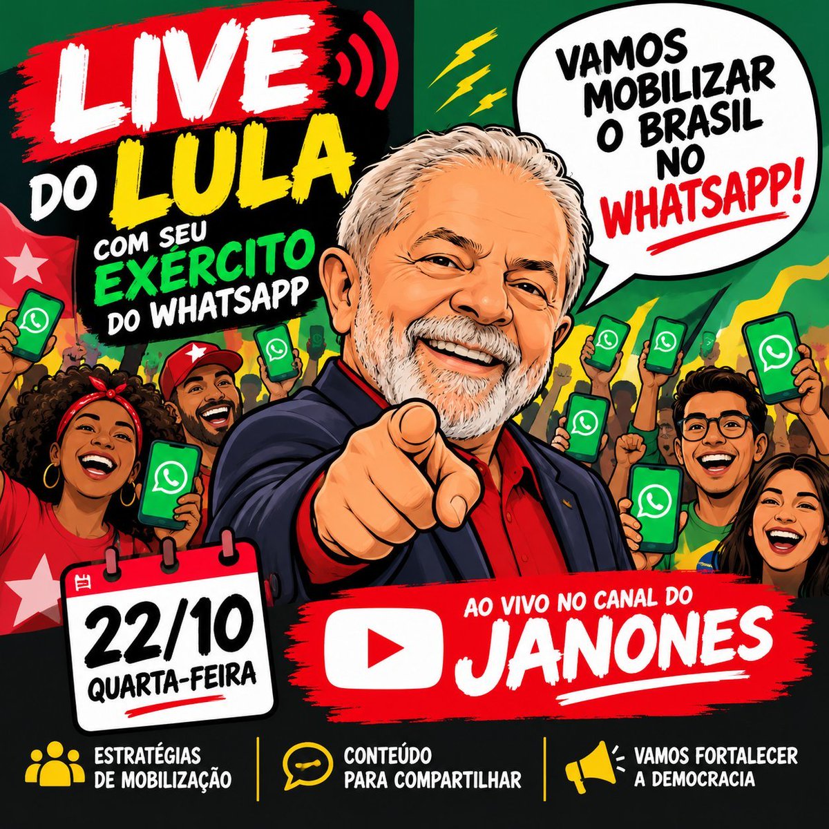 DeGledisson's tweet photo. @Teresin53806529 #LiveDoLulaComSeuExercito https://t.co/fFqm7auj0H