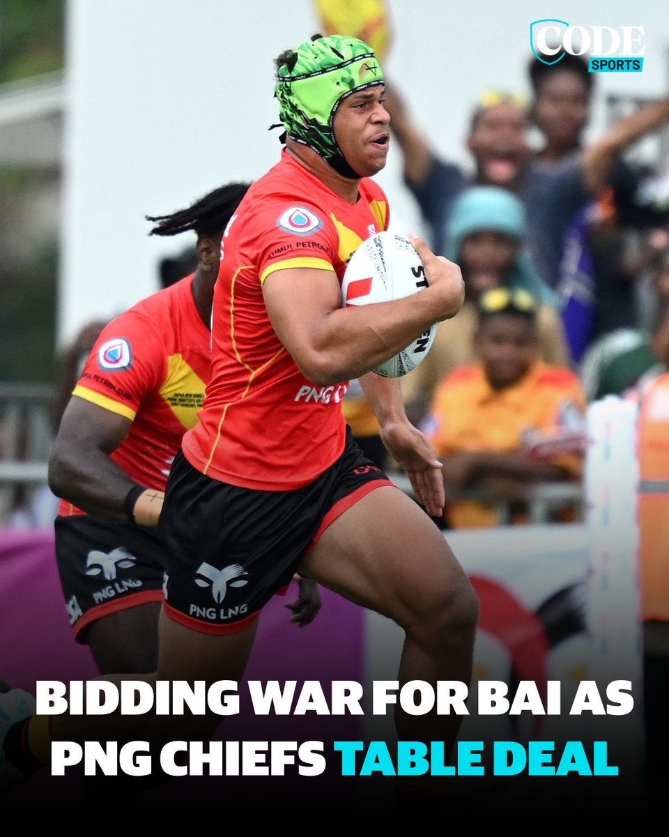 codenrl's tweet photo. Cooper Bai has no intention of returning to the Gold Coast for pre-season - triggering a free-market bidding war for his services 💸

And while the Chiefs have tabled a deal, there's interest from two other powerhouse clubs.

LATEST ▶️ https://t.co/FlraSgz6R8 https://t.co/RRzwIwlDkm