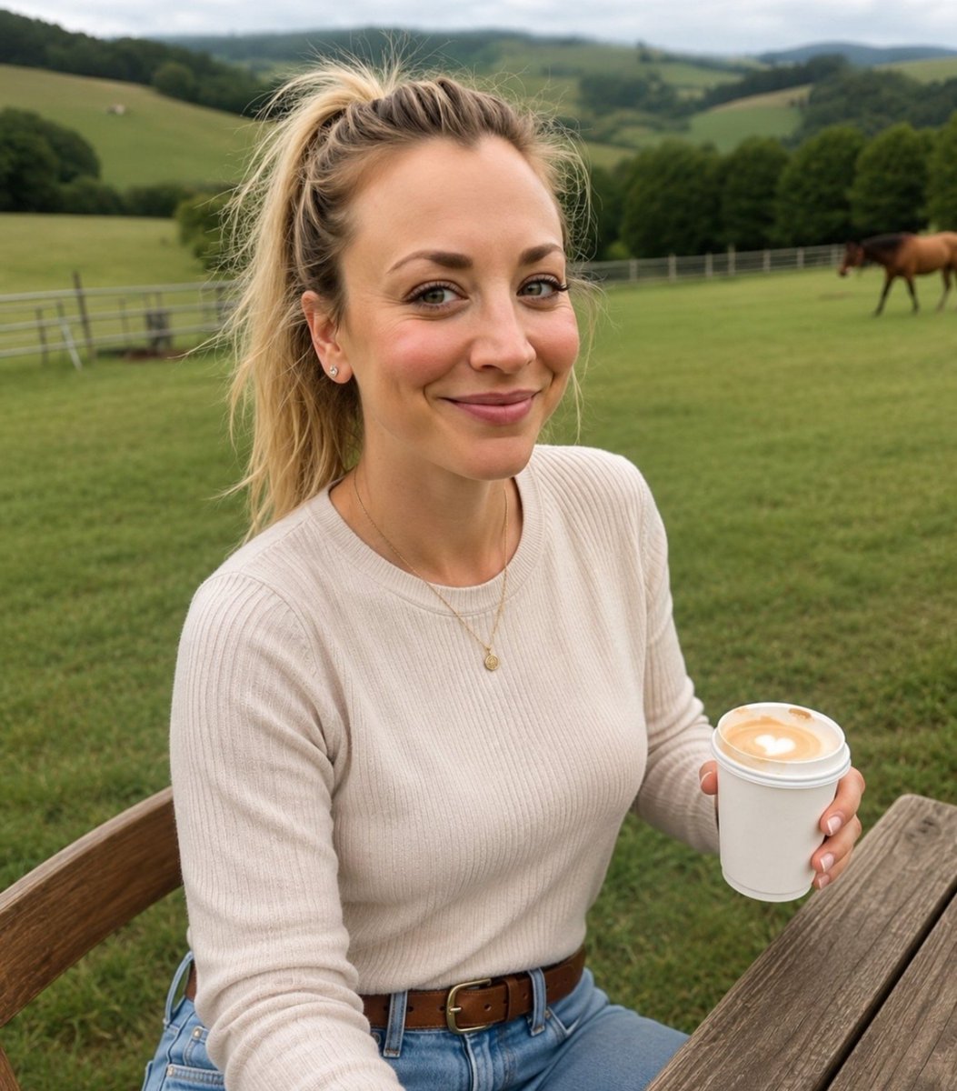 kaleynewz's tweet photo. Just coffee and calm ☕, When was the last time you took a moment just for yourself?
#SlowMornings #KaleyCuoco #Coffee #Recharge https://t.co/KtmGQ99h4J