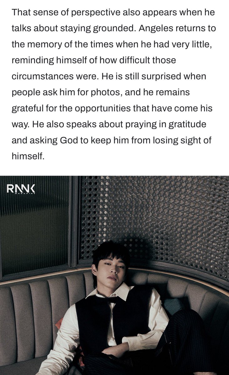 rabinscat's tweet photo. ‘He also speaks about praying in gratitude and asking God to keep him from losing sight of himself.’

You’ll always have my support, young man. 🩵

#RabinAngeles https://t.co/n3SJPKiuLW