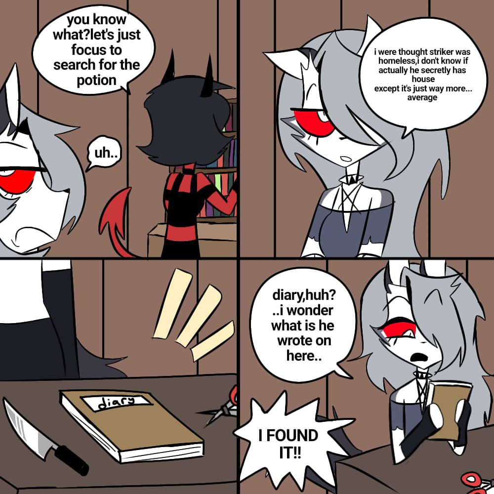 sharky_seraphim's tweet photo. Helluva boss body swap comic part 6 &amp; 7

#HelluvaBoss #bodyswap #HazbinHotel #comic #oc https://t.co/Wn0PgeIrEJ