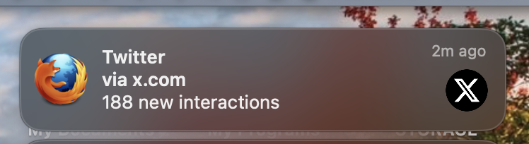 TAScomet's tweet photo. Something I somehow wouldn't have guessed after getting a hit tweet is that it really fills up your Notification Center https://t.co/9z5unhpxBS
