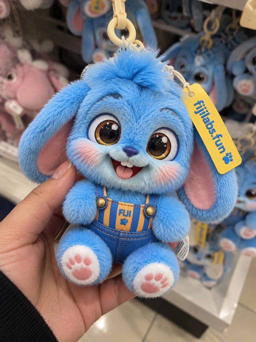 Fiji_labs's tweet photo. Meet FIJI BUN Plushie Bag Charm! 🐰💙
Your favorite blue bun is coming soon! Get ready to bring FIJI BUN wherever you go. 🎒
Coming soon to local stores, Shopee, and TikTok Shop!
Stay tuned, Fiji Fam. Your little blue buddy is almost here! 💙🐰

$Fiji https://t.co/YseWDb6gR5