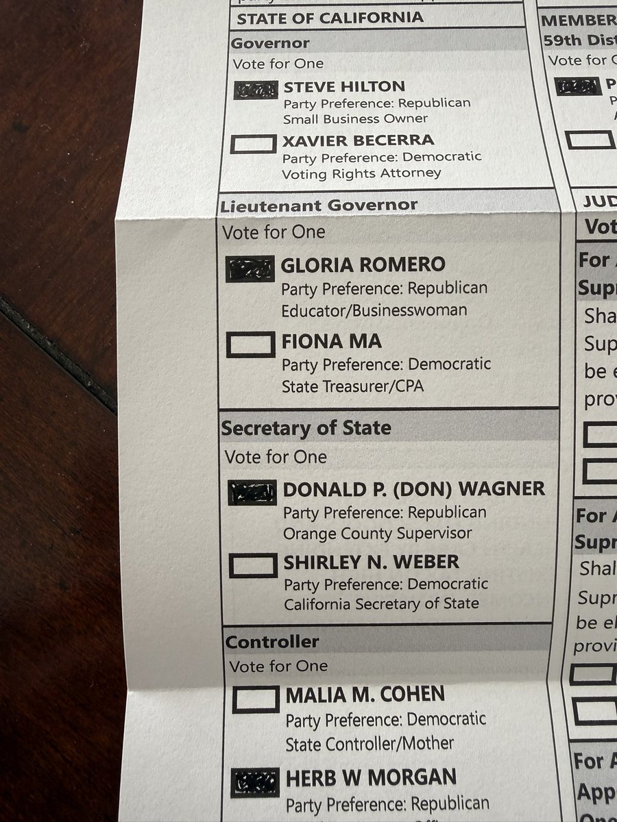 schristle2's tweet photo. @XavierBecerra @designingchica Vote by vote! https://t.co/xvw6il3VP0