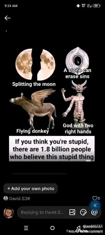 GloriousMc47232's tweet photo. @RBrutal90 @apostolicprince @mls_kp @GodLogic_GL @muslimorthodoxy Still operating God under human biology as I said deluded btch. Tried neglecting the fact your prophet got banged According to your sources as well as “allah” being a human you goat fucking smut , I can’t wait to you open your eyes in hell 🤣🤣 https://t.co/dMip36erll