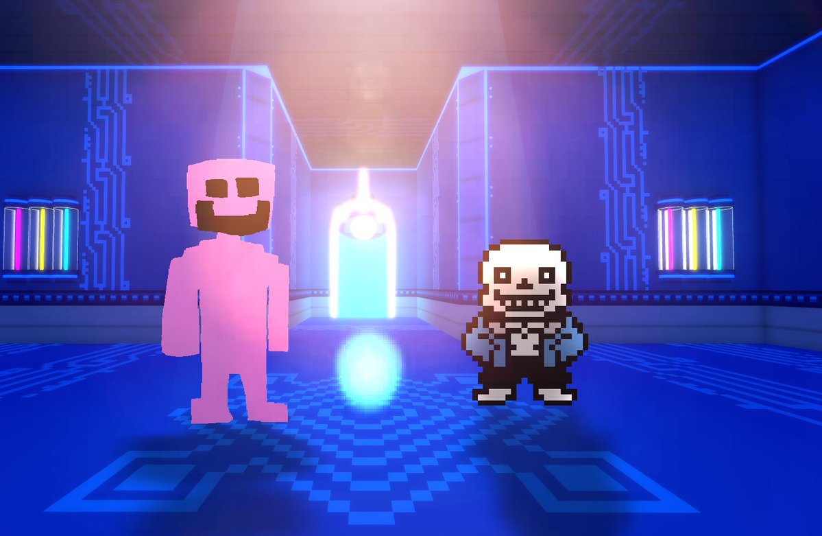 HumerusBro's tweet photo. “Is that one of your friends????”

* uh, nope, but it does look like something alphys would make https://t.co/NSfVMDlsGj