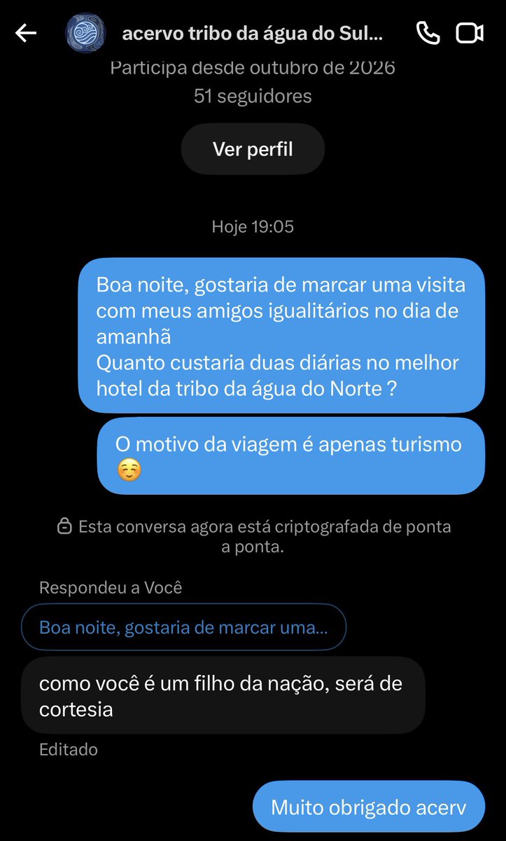 AcervAmon's tweet photo. Viagem de graça para os meus amigos vilões !!! Vamos aproveitar muito no norte☺️ https://t.co/qzpWsZgTgo