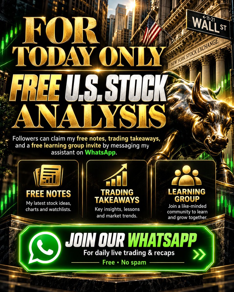 mayuriko33's tweet photo. Follower bonus for today: my U.S. stock market review and study notes, today only. Message my assistant on WhatsApp today to claim your free copy, and she'll also invite you to our free learning group. Tap below to contact her.
👇 👇 https://t.co/wOqgq8gEhe https://t.co/xW4KqnMGW6