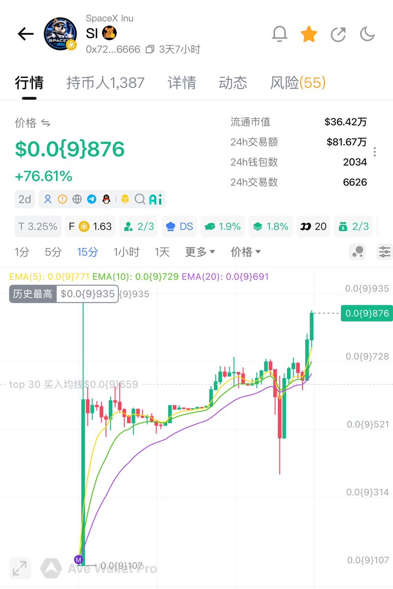 ASquirrelMoon's tweet photo. $SI 起飞🛫中 能不能干掉sol链的 $SI

0x725ccc7b5ceacb0324b64ccb7da3eca2cd3a6666 https://t.co/yjeWCQqZit