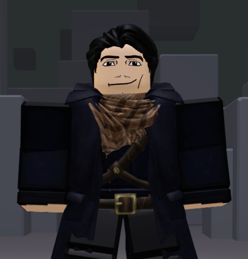 DioLover669's tweet photo. @Tsurumiluva My kikuta has the roblox man face cuz i couldn't afford a face😭😭 https://t.co/0XtOdcpPJO