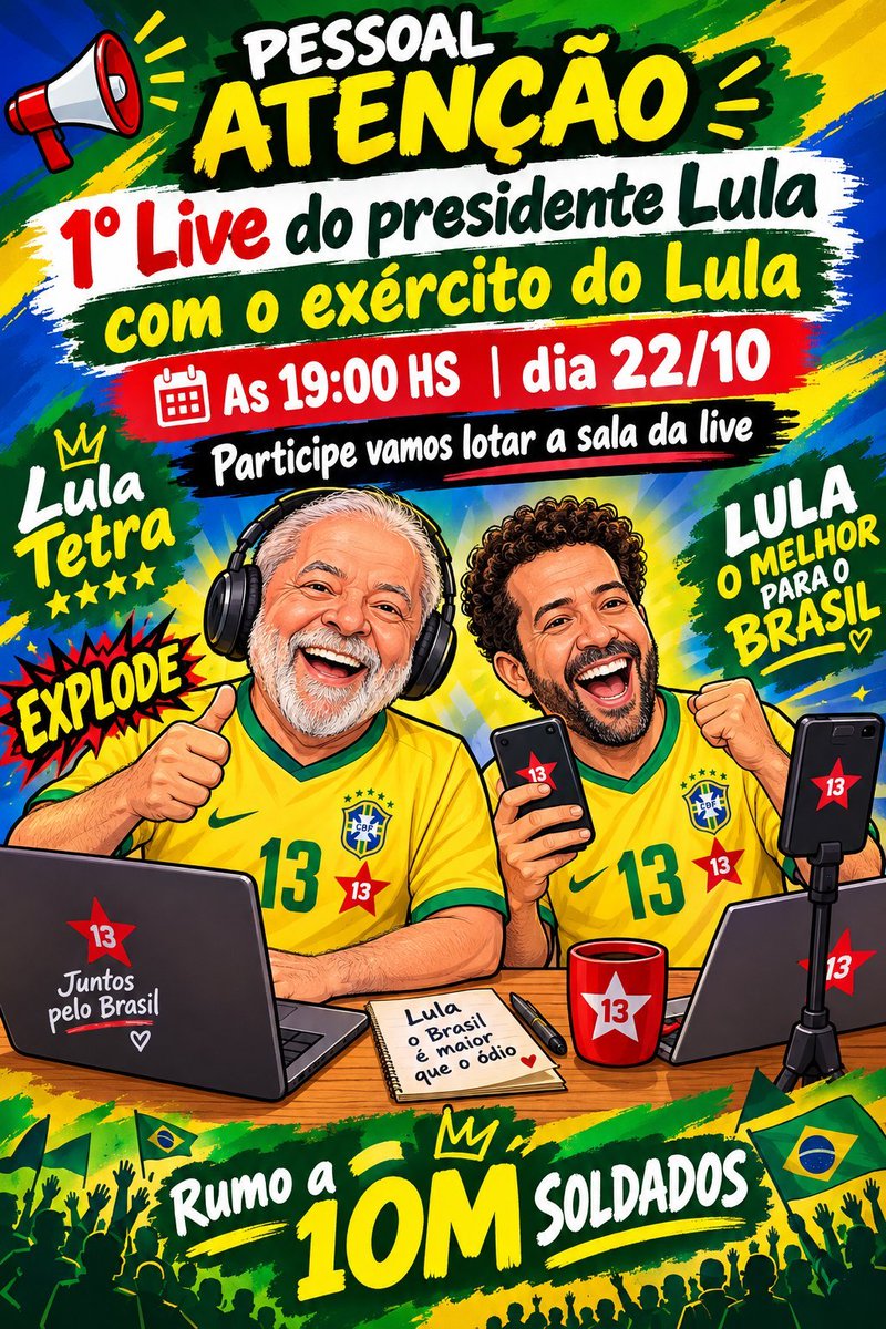 Mayaraviana89's tweet photo. #LiveDoLulaComSeuExercito https://t.co/YFqPL8mYwA