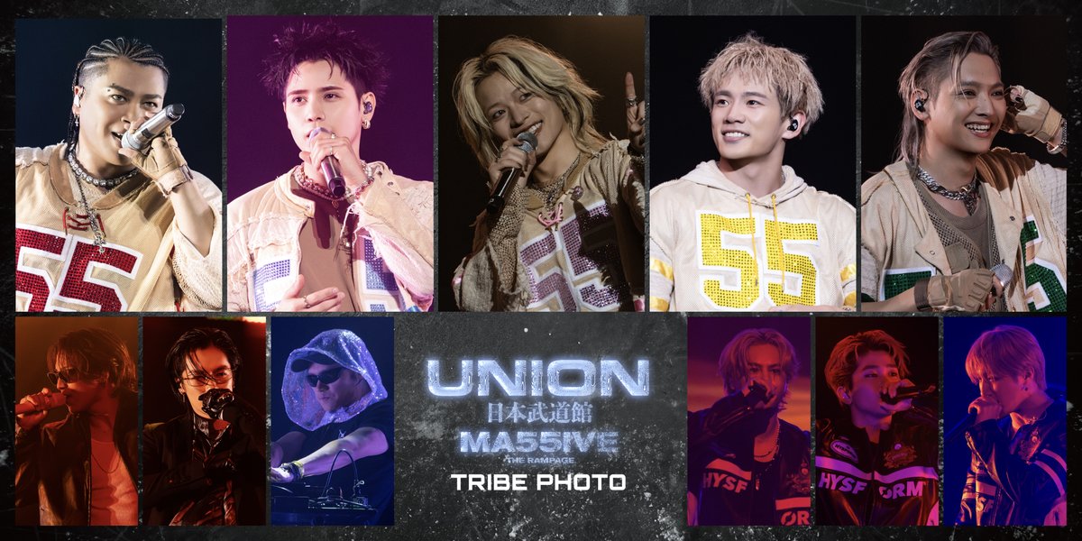 ETS__OFFICIAL's tweet photo. 【#TRIBEPHOTO】

／
　「MA55IVE UNION at 日本武道館」
　LIVE PHOTO販売決定💫
＼

ステージの臨場感が伝わる一枚を、ぜひこの機会にお手元でお楽しみください!!

🛒EXILE TRIBE STATION ONLINE STORE 
🗓️：10/22(木) 18:30

【TRIBE PHOTO】
🔗https://t.co/aGeHu148Gn

▼詳細はこちら
🔗https://t.co/rrJlNBrNMI
 
@ma55iveofficial 
#MA55IVE
#EXILETRIBESTATION
#ETS
#トラステ
