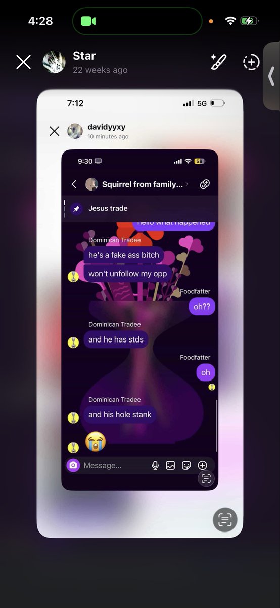 bry4nyz's tweet photo. If any of u guys heard of this dude that goes by “enzowordskill”. He’s recently made an accusation against my friend and calling her a rapist. This all started because i didn’t want him. These ss’ below show how much of weirdo he actually is. https://t.co/igFhZ24NDR