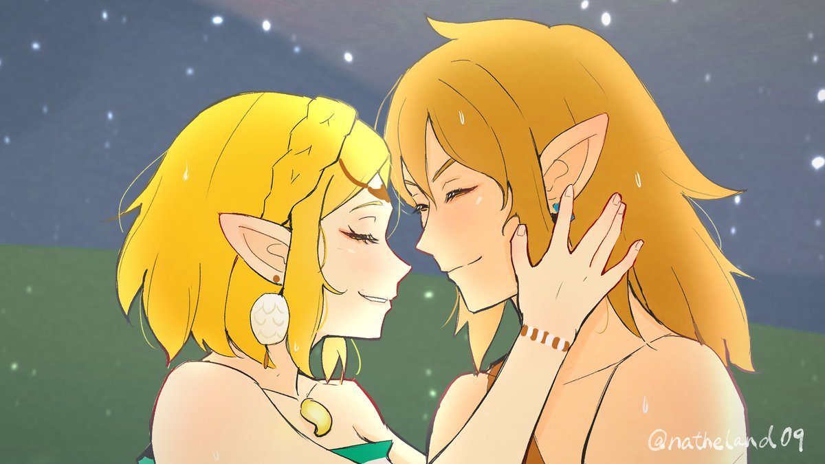 natheland09's tweet photo. A little love letter to Tears of the Kingdom. 💕
Hope you enjoy my latest Zelda animatic! 

手描きMAD「ハイラル浪漫」を制作しました！
見ていただけると嬉しいです！💖

🎬 https://t.co/ePIl77PajT

#Zelink #リンゼル #ゼルリンク #LinkxZelda #TotK #ティアキン #ゼルダの伝説 https://t.co/B0y5D1f2WE