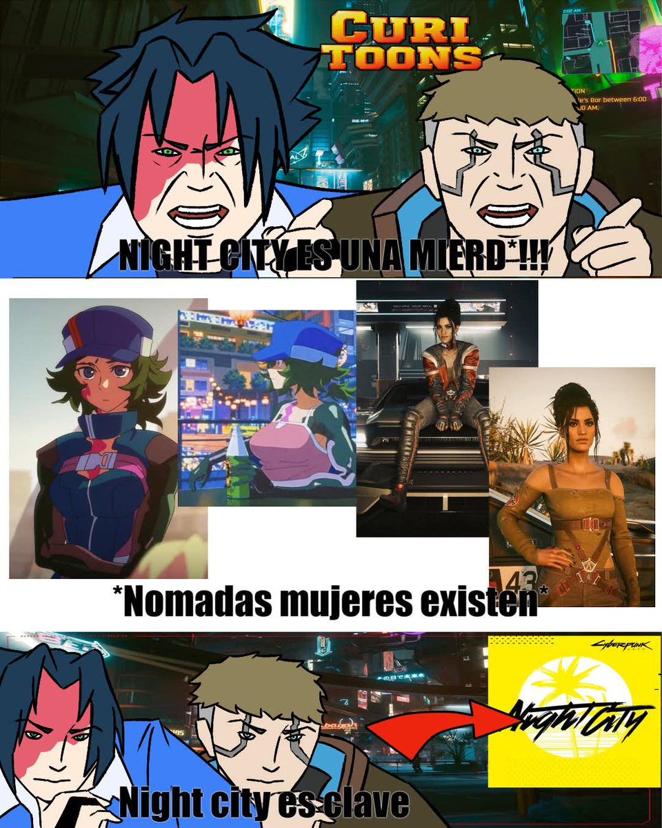 ToonsGrasa's tweet photo. Curi de Cyberpunk de D y V 
#Cyberpunk https://t.co/Qdlr2XiOQD