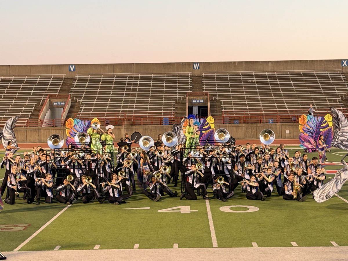 IamBranum's tweet photo. It was a wildly good performance for the Mighty Mustang Band! I'm so proud of their performance at UIL Marching Contest! #risddreamon @RichardsonISD https://t.co/Gtg0Sd0Lx4