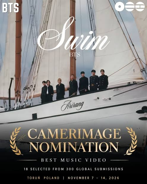 TheKoreaHerald's tweet photo. BTS earned a nod from the 34th International Film Festival of the Art of Cinematography for its music video for “Swim,” Big Hit Music said Thursday.

https://t.co/ToEyrsZXtu https://t.co/JQYRcmLt3g