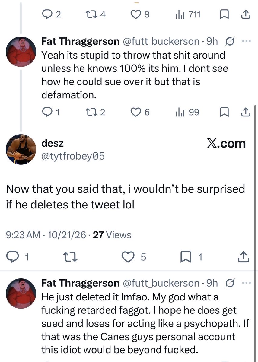 tytfrobey05's tweet photo. @No3sports Lol it wasn’t him. The guy who posted it just googled some random pedophiles mugshot from the state of FL and baselessly said it was that Miami fan because the miami fan got under his skin in a previous thread. He deleted the tweet after me and this other dude questioned it lol https://t.co/lzIGVYQ1NB