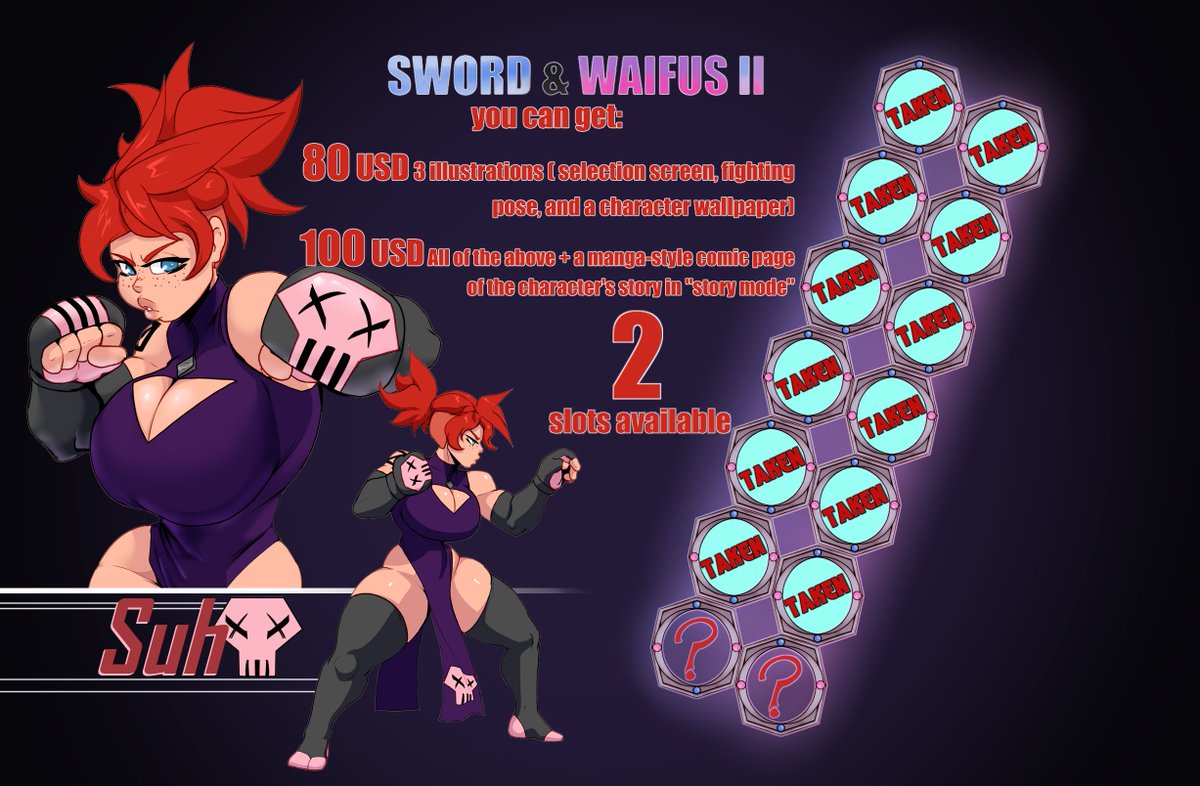 n_resurrection's tweet photo. COMMISSIONS OPEN!
NEW OFFERS FOR YOU!
regular commissions

︀︀FLAT/FULL COLOR/B&amp;W 50 USD
︀︀Background/extra char 10 USD

SWORD &amp; WAIFUS
2 slots available 
80 USD: 3 illustrations 
100 USD: All of the above + a manga-style comic page

DM TO DISCORD FOR MORE INFO https://t.co/Rxc2NCCEPU