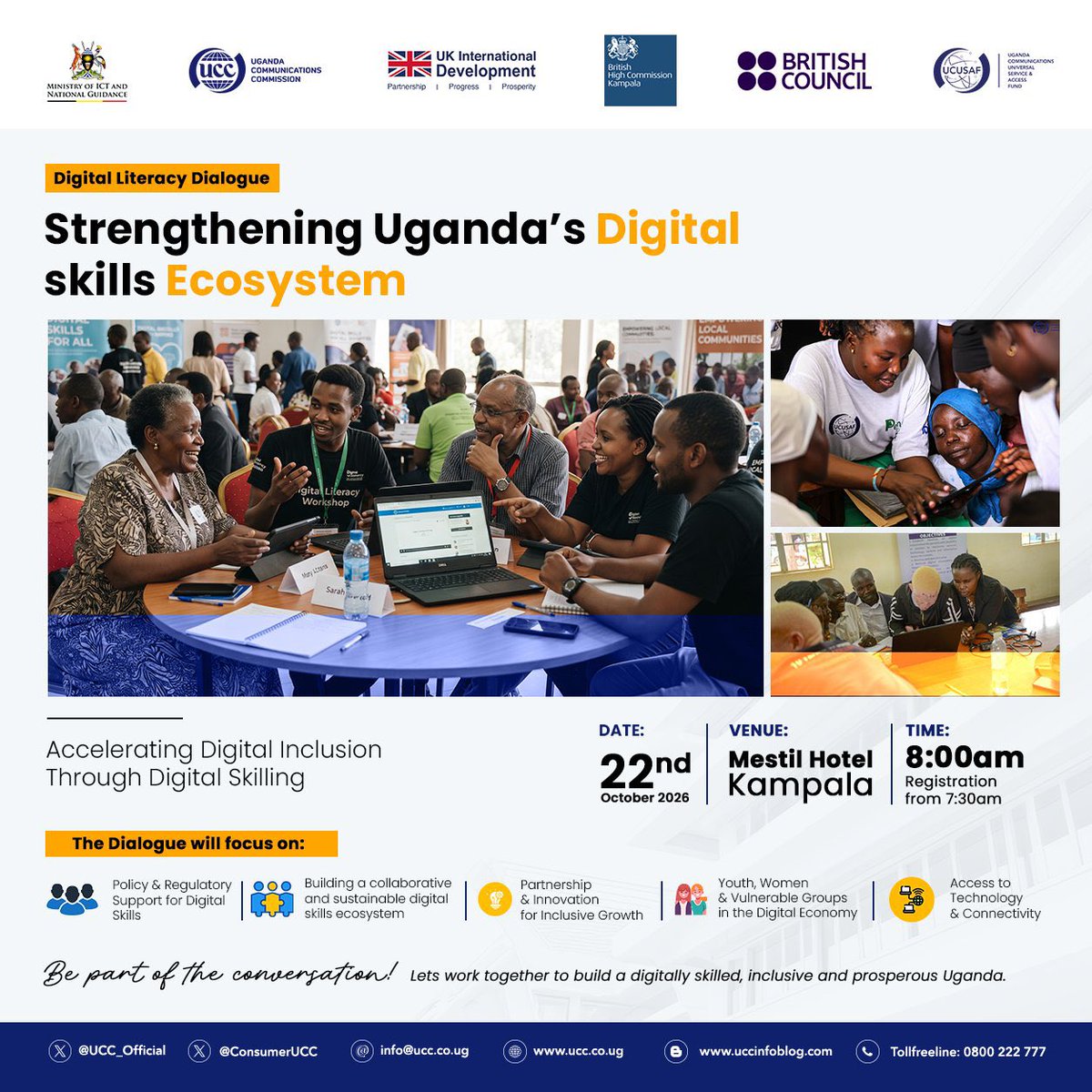 ZimbaWomen's tweet photo. 📍 Happening today at Mestil Hotel, Kampala!

Zimba Women is joining stakeholders at the Digital Literacy Dialogue on Strengthening Uganda’s Digital Skills Ecosystem, convened by the Uganda Communications Commission and the British Council.

Our Founder and CEO @Sherrytums , will participate in the panel on “Building a Collaborative and Sustainable Digital Skills Ecosystem, Including Lessons from the Region.”

Drawing on Zimba Women’s work with women entrepreneurs, she will share practical lessons on reaching women in rural communities and the informal sector, making training accessible, and translating digital skills into customers, business growth and economic opportunity.

For us, digital inclusion means women having the access, confidence and support to use technology safely and improve their livelihoods. We look forward to building partnerships that make this possible for more women across Uganda. 💻 @UCC_Official @CapitalPenda @DFID_UK @UgBritish @MoICT_Ug @PreciousIKA @WBG_Digital 

#ZimbaMission #DigitalLiteracy #DigitalInclusion #WomenEntrepreneurs #HerDigitalFuture