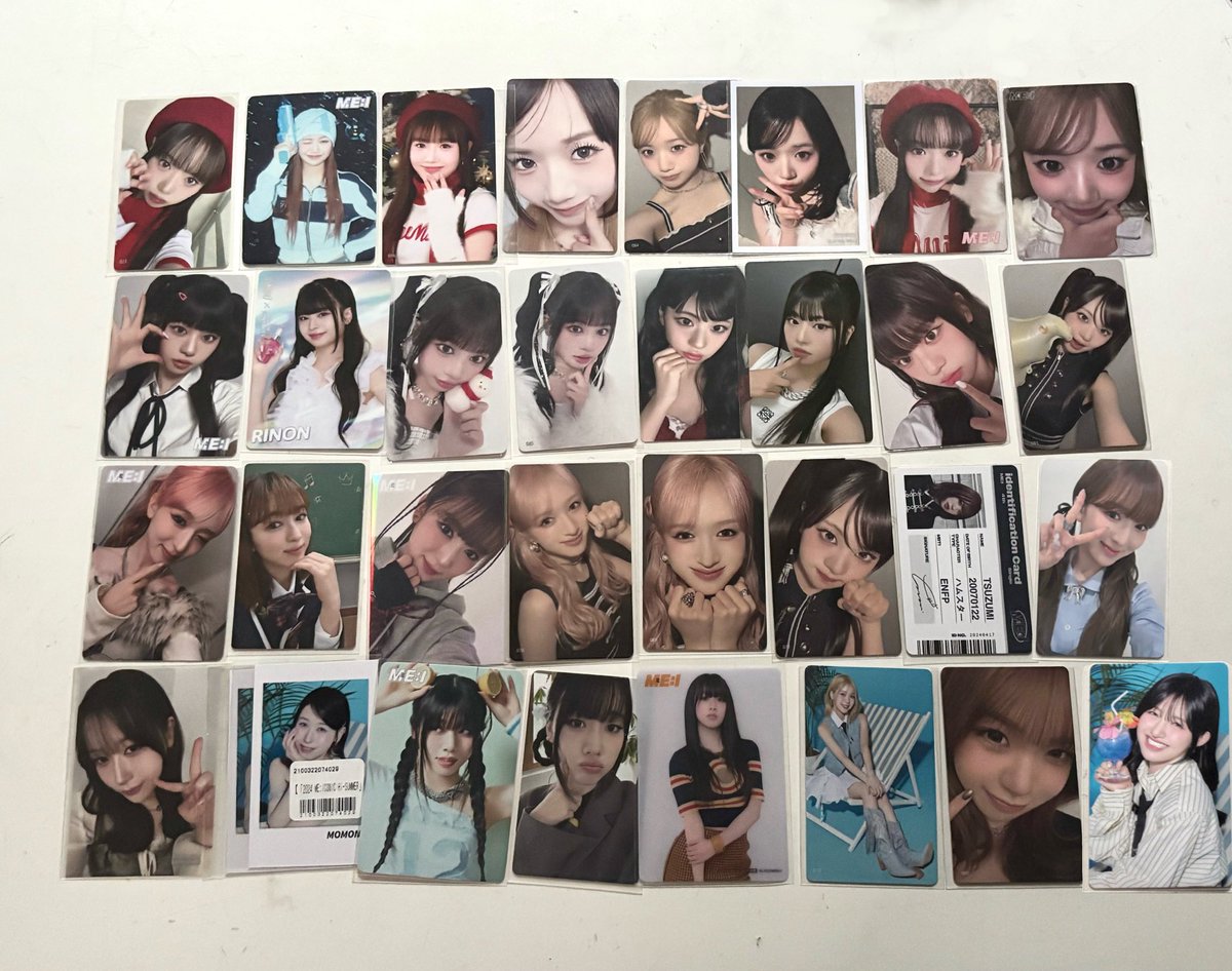 a_chan11o8's tweet photo. ME:I ミーアイ トレカ グッズ交換 買取

【譲】画像1~4枚目>>買取(安価 櫻井のみ)

【求】買取or交換(櫻井>他メン) 5枚目~

買取の場合 価格もご提示ください
郵送のみ 買取→PayPay

お気軽にリプorDMまでお声がけ下さい🍀
#ME_I交換 #ME_I_交換 #ME_I買取 https://t.co/Lh7oET4Uwv
