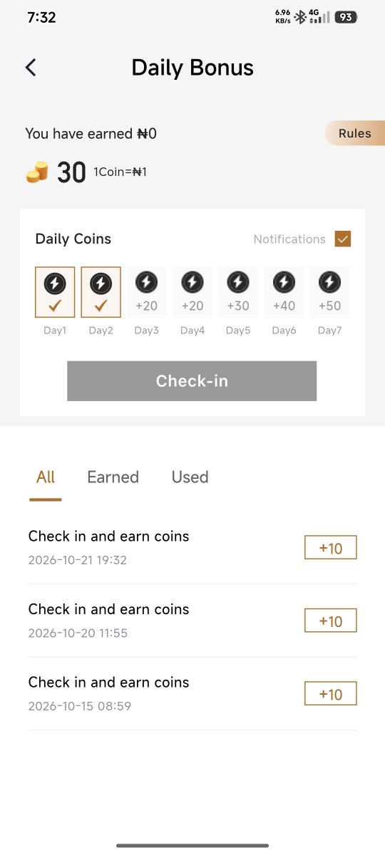 titanofweb3's tweet photo. Big Moves Only! CardBoss x CardRadar

Two powerhouses, one platform.We’re opening the floor to our community.

Start your day right with Cardboss

Check in daily to stack your coins where 1 Coin = ₦1. Build your streak all the way up to +50 coins by Day 7!

Consistency pays. Don't break the streak.Small taps, big rewards. Tap in today! #CBCR