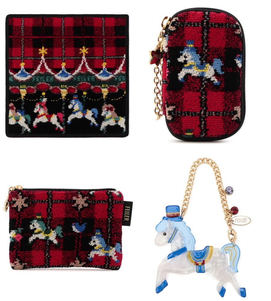 fashionpressnet's tweet photo. フェイラーのクリスマスアイテムをチェック！メリーゴーラウンドの木馬柄や“クリスマスの夜空”デザイン - https://t.co/zQqwBieNoT https://t.co/IAF2rcVJMh