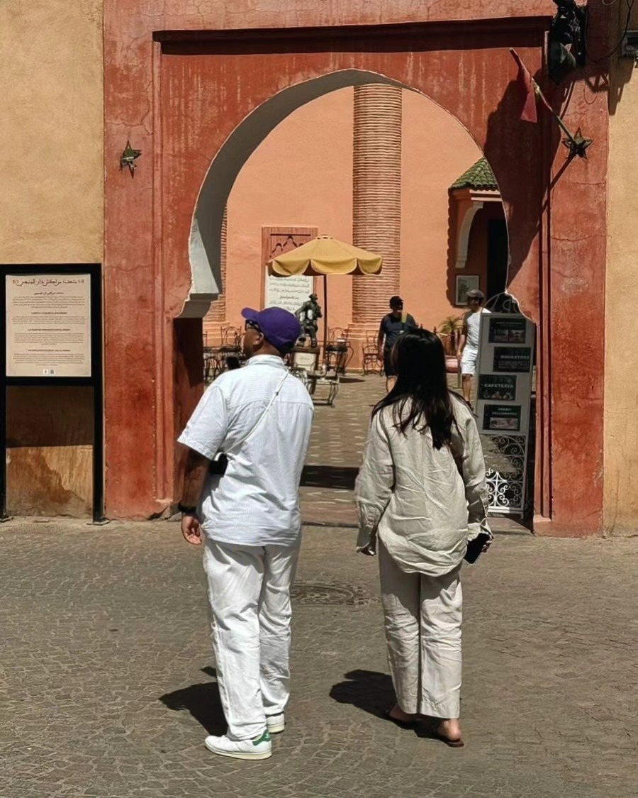 LeoneNiCastin8h's tweet photo. @hasnasaleem15 and I are already planning our return to Morocco to explore the rest. @jasonwijesuriya is mostly concerned about finding chocolate-based desserts everywhere we go. https://t.co/USlKEUDQPk