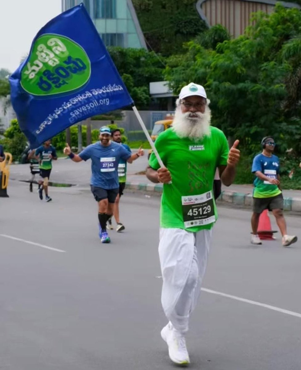 ishavizagsharma's tweet photo. 🙏🏼 Ran 18 km for the #SaveSoil Campaign, reaching 7,777 kms 🏃🏻‍♂️🌱

🌳 Please support my SaveSoil running campaign with a thumbs up 👍🏼 and help spreading awareness about the depleting health situation of our Soil.

@BJP4India @BJP4Telangana @BJP4UP @BJP4Gujarat @BJP4Delhi @PMOIndia https://t.co/OgKcm29RNc