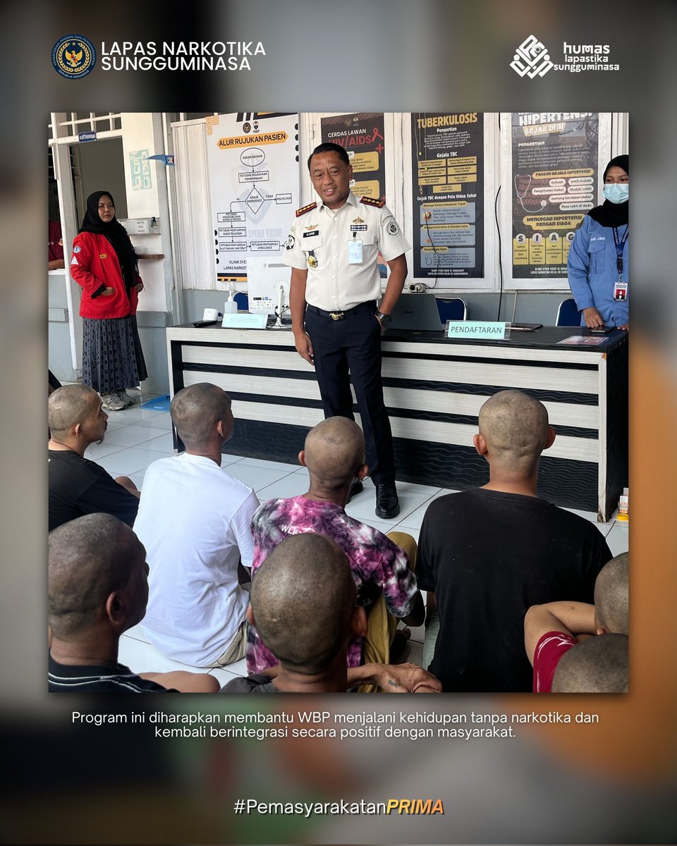 lpnsungguminasa's tweet photo. Lapas Narkotika Kelas IIA Sungguminasa menerima sebanyak 30 Warga Binaan Pemasyarakatan (WBP) dari Rutan Makassar untuk memenuhi kebutuhan pelaksanaan program rehabilitasi sosial bagi warga binaan.

#kemenimipas
#guardandguide
#ditjenpas
#pemasyarakatan
#pemasyarakatansulsel https://t.co/CMsMI9YVbU