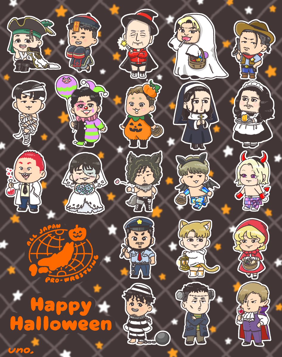 uno_hana333's tweet photo. 🎃🎃🎃
#ajpw #全日アート
#ゼンニチ生誕祭 https://t.co/yCZi6840md