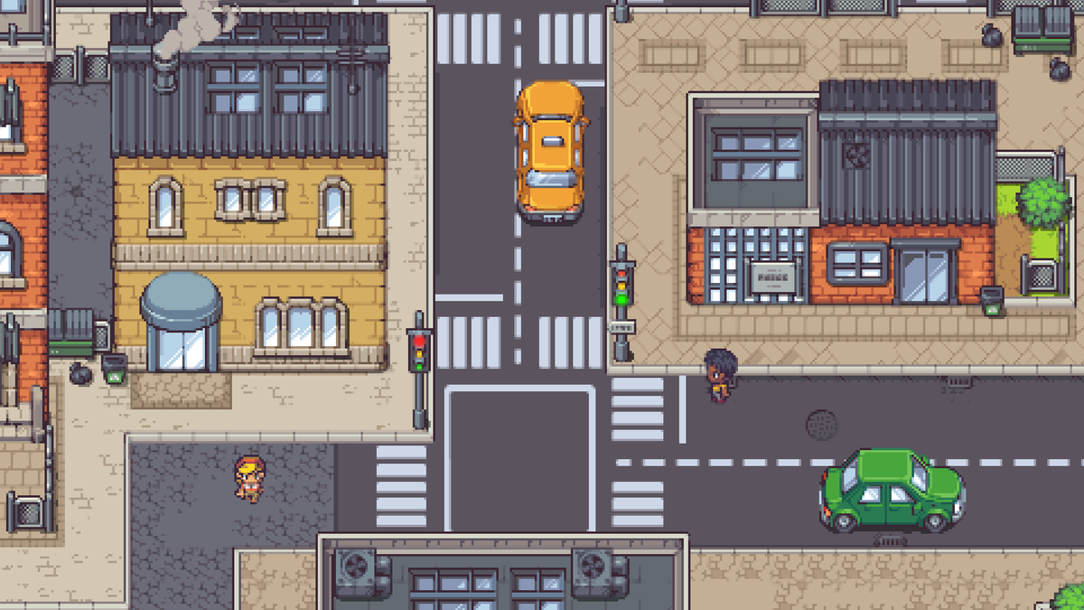 tkool_dev's tweet photo. 【お知らせ】#RPGツクールMZ #RPGツクールMV 向け公式DLC『Topdown Modern グラフィックパック - 小さな町』が登場！　16bitゲーム風のグラフィックで、街並みや郊外、自然豊かな屋外マップを自由に制作できます。

https://t.co/DvoGBZVELw
https://t.co/iVBuHUTzOM https://t.co/4L3JLxSlei