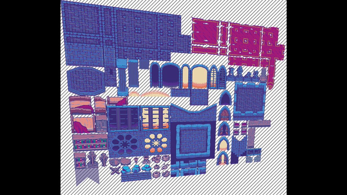 tkool_dev's tweet photo. 【お知らせ】#RPGツクールMZ #RPGツクールMV 向け公式DLC『TinyRPG - 城跡タイルセット』が登場！　朽ちた石畳や城壁で、荒れ果てた城跡マップを再現可能です。

https://t.co/kuK7me2JLR
https://t.co/PskKyJEZTh https://t.co/FxspCEURn4