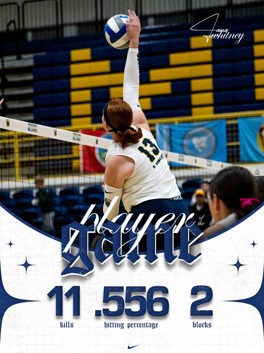 MSUBVB's tweet photo. 𝓢𝔀𝓮𝓮𝓽, 𝓢𝔀𝓮𝓮𝓽, 𝓢𝔀𝓮𝓮𝓹🤌

Yellowjackets get the Rimrock Rivalry DUB, sweeping Rocky Mountain College in straight sets!

Laina Whitney and Addyson Quandt were named Players of the Game!

#MSUBSPORTS | #MSUBVB https://t.co/n85FgYhahI