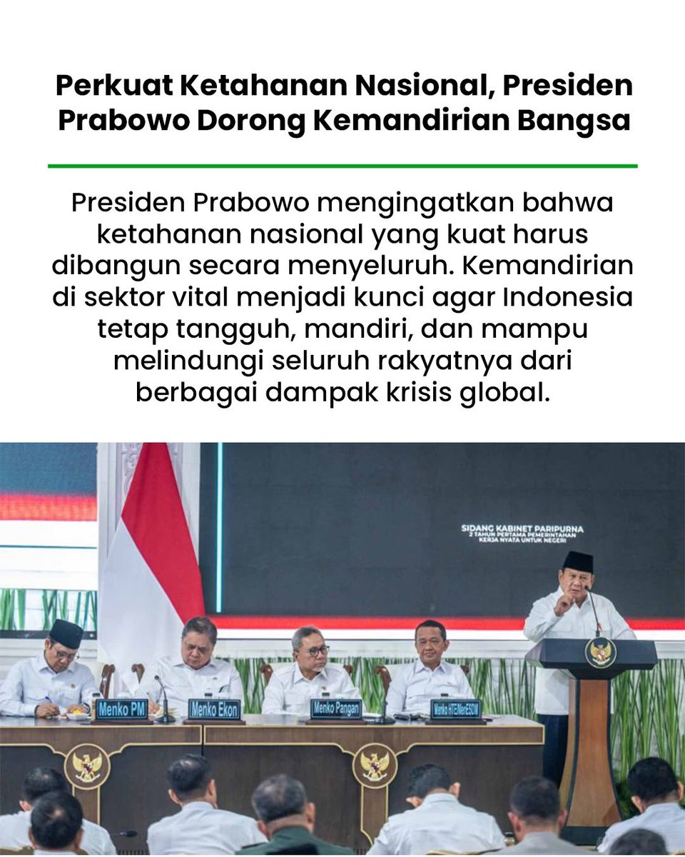 palah_muhammad's tweet photo. kemandirian bangsa didorong utk #HadapiTantanganGlobal dan
Penguatan Ketahanan Bangsa harus dibangun menyeluruh https://t.co/udDxRwlDqM