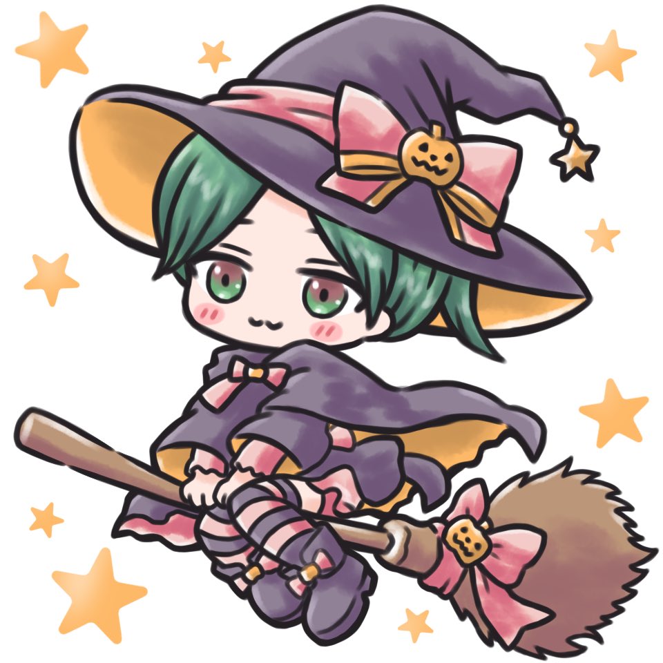 ponkotsuyuruchi's tweet photo. そまるさん(@mi_somaru )の企画でとってもかわいい魔女ゆるち描いてもらった🎃ハロウィン当日まで配信画面に載せてます🎶遊びに来てね♨️ https://t.co/weYjWtDErt