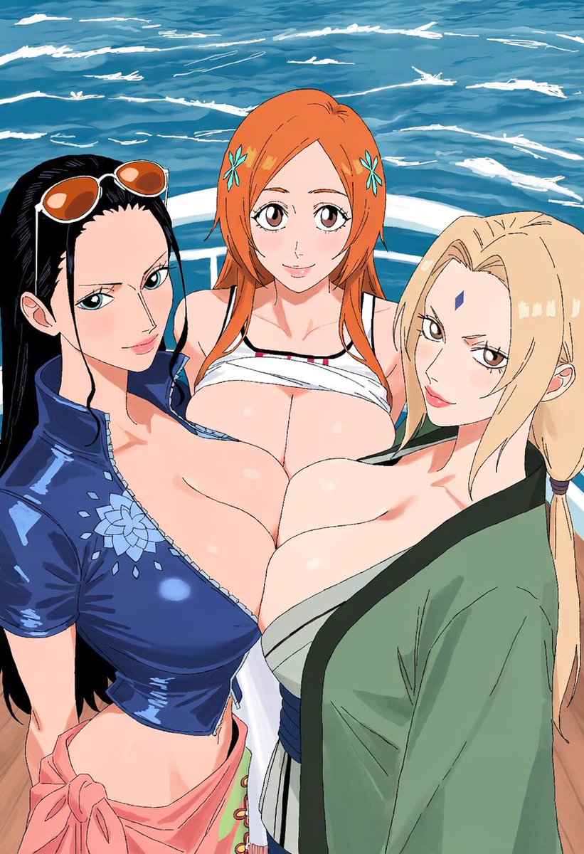 Seedjunk's tweet photo. #Orhime #Tsunade and #NicoRobin, which would you pick? 😍

#BLEACH 
#NARUTO 
#ONEPIECE https://t.co/KmSu28wTDH