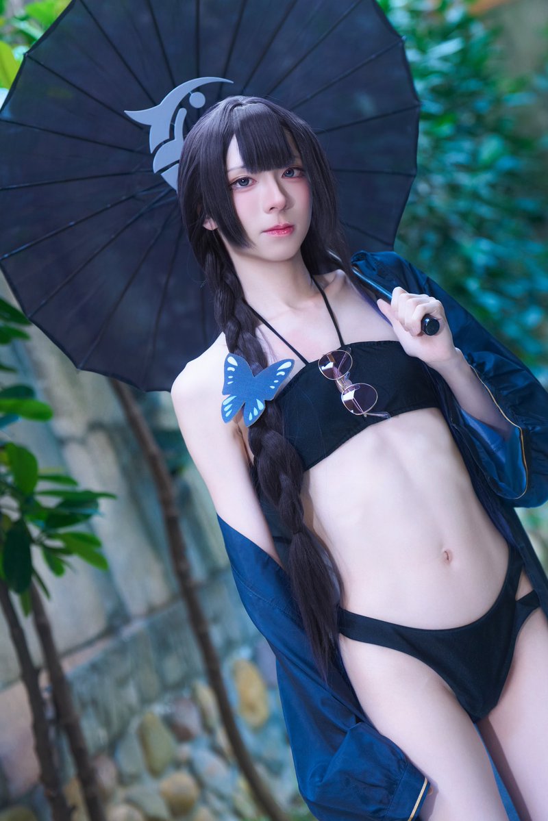 oniboshi_0254's tweet photo. 竜華キサキ 水着👙🏖️🐲
#ブルアカ #コスプレ #キサキ https://t.co/gFi9GYAB9i