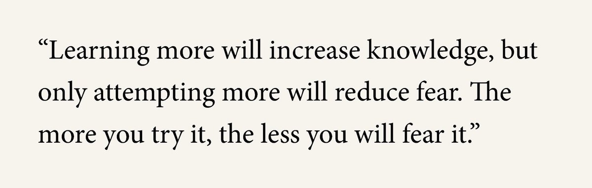 readswithravi's tweet photo. James Clear on reducing fear: https://t.co/vYNnfydpaK