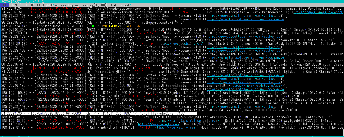 JackLinFLL's tweet photo. @NSACyber logs are lit tonight. How about that user agent🤣🤣🤣 https://t.co/yOLwlbTIvj
