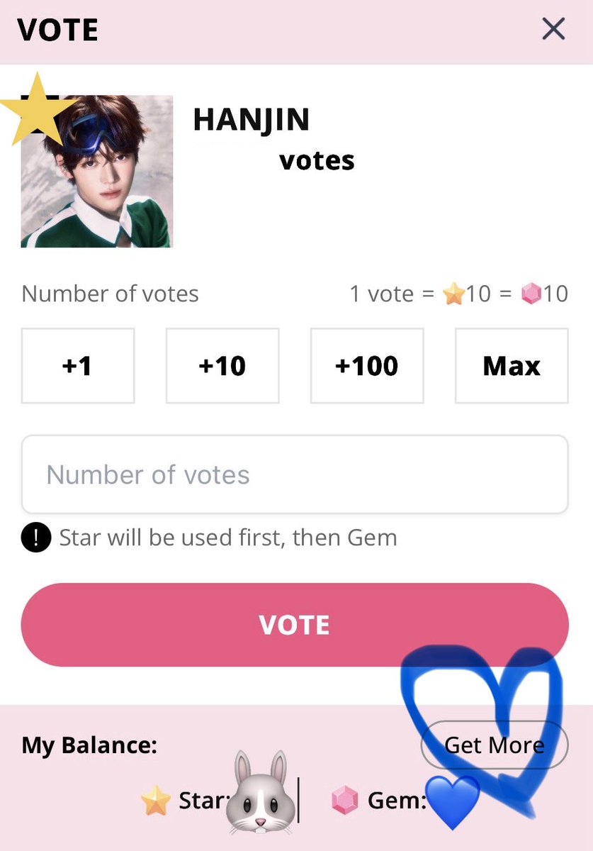 Kyoko0824_'s tweet photo. 🔗 https://t.co/UUbSbSCD3Y

HANJINに簡単に投票できます🗳
登録で50⭐️GET
毎日ログインすると⭐️がたくさんもらえます！
10⭐️=1vote
1分もかからないのでHANJINにぜひ投票お願いいたします🐰🩵

#한진 #투어스 #TWS #HANJIN #韩振 #ハンジン https://t.co/5upv6WdDYB