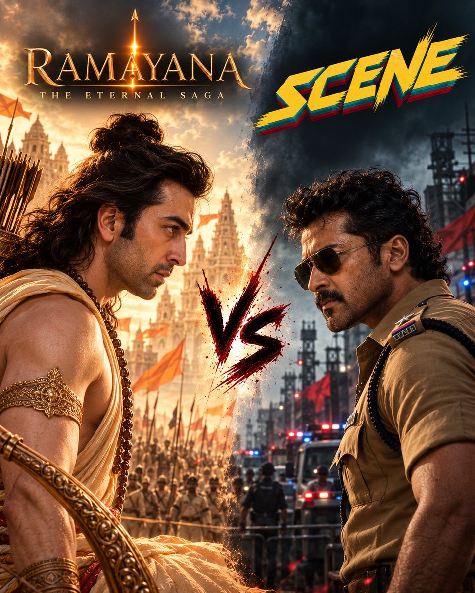 beingRajinified's tweet photo. North la epdiyum ella payalum Ramayana dha povainga no doubt 

Aana South la paathuralam da gotha
Unga Ramasamy aa ila enga Karuppusamy aa nu 👊🏽💥❤️‍🔥

#SceneDiwali #SceneFromNov6 #TheOneSuriya #RamayanaPart1 https://t.co/qbhYMOQGTj