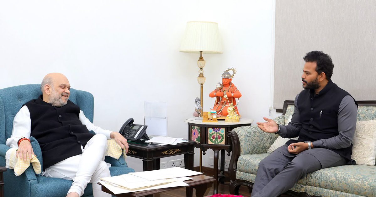 RamMNK's tweet photo. Warm birthday wishes to Hon’ble Union Home Minister Shri @amitshah Ji. 

Your decisive leadership in strengthening India’s internal security, tackling terrorism in J&K and taking bold action against the long standing menace of Naxalism has been instrumental in building a safer India.

May you be blessed with good health and a long life in service of the nation!