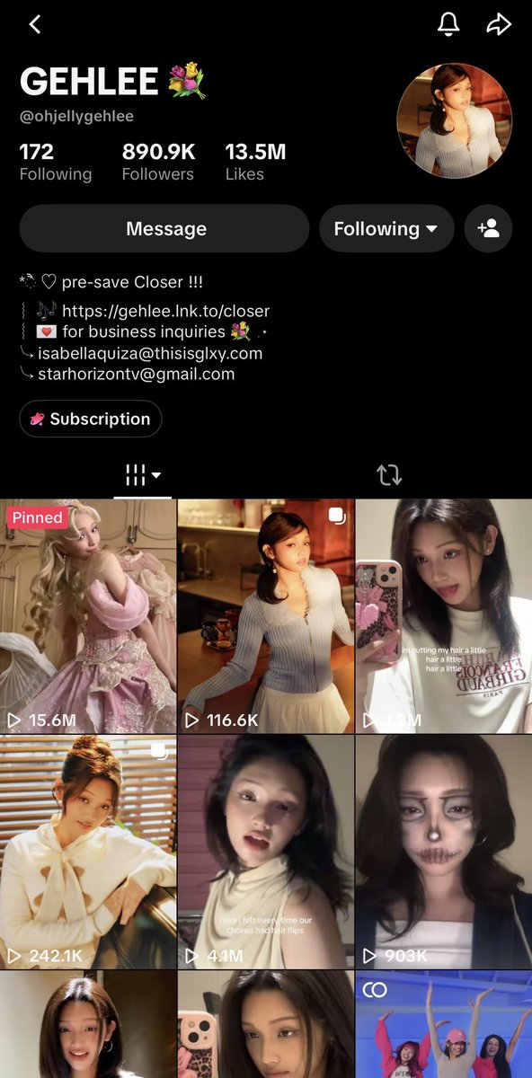 pink_unik0rn's tweet photo. omg wait, i just saw the subscription button on gehlee’s ⏰ and subscribed right away 😭💗

https://t.co/NUyY8ZPnO9

CLOSER TEASER OUT NOW
CLOSER TEASER OUT NOW
#GEHLEE #CloserwithGEHLEE 
#CloserTeaser https://t.co/ThOhKb4FQg