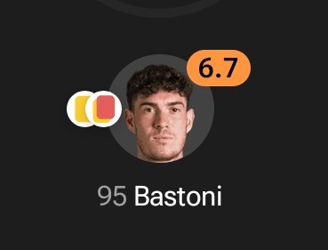 gauravic_pavard's tweet photo. Bastoni with a red card and Cubarsi without red and yellow cards https://t.co/iiuGhMZ0Ws