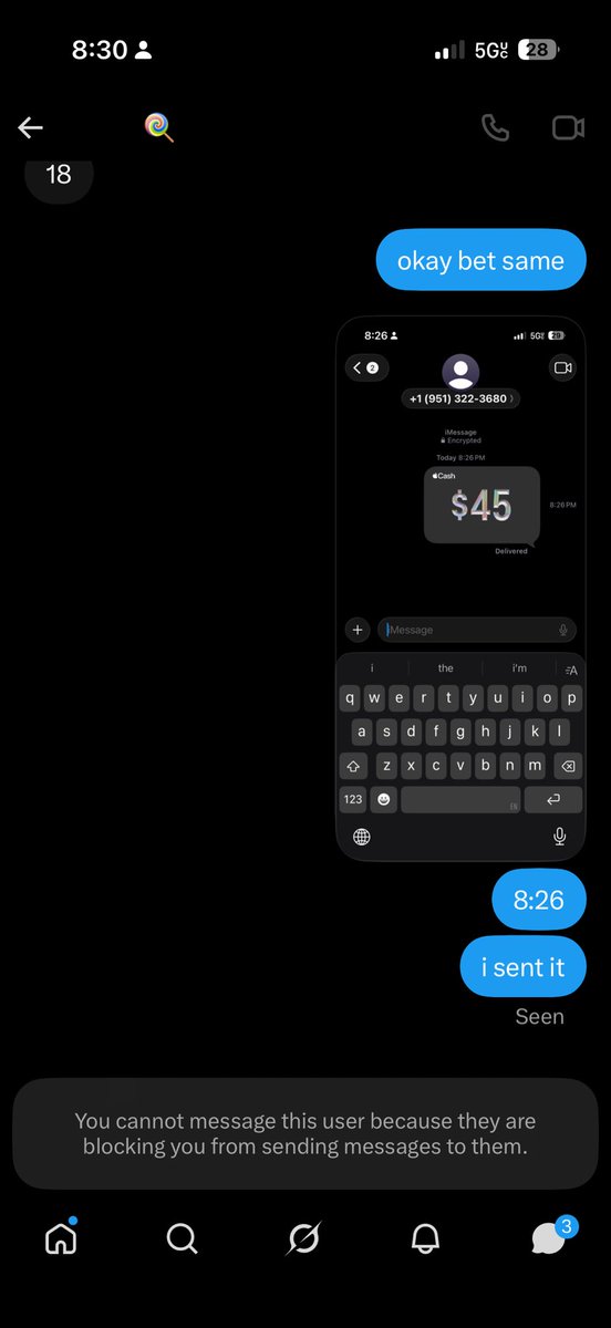 951jaxob's tweet photo. got another scammer 🤦🏽‍♂️ #fakemeet #scammer #meets #ie #riverside @thebkueprint https://t.co/pTmdniyBF5