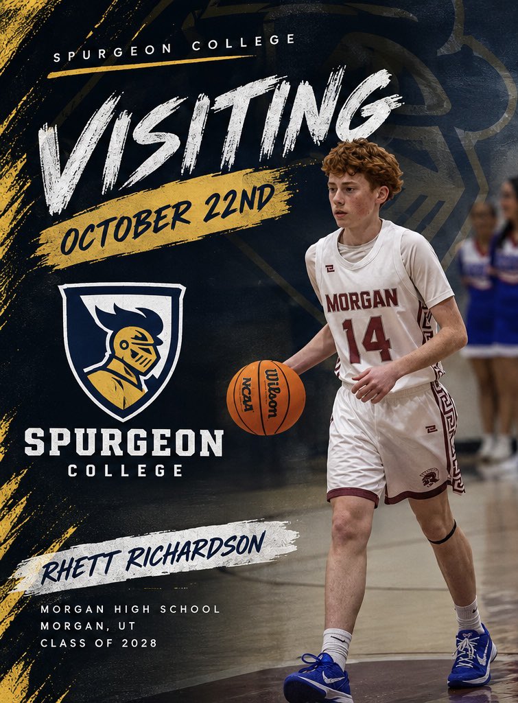 Rhett_R11's tweet photo. Exited to be visiting Spurgeon College! Thanks to the coaching staff for this opportunity! @SpurgeonMBB https://t.co/H48aCZrmeJ
