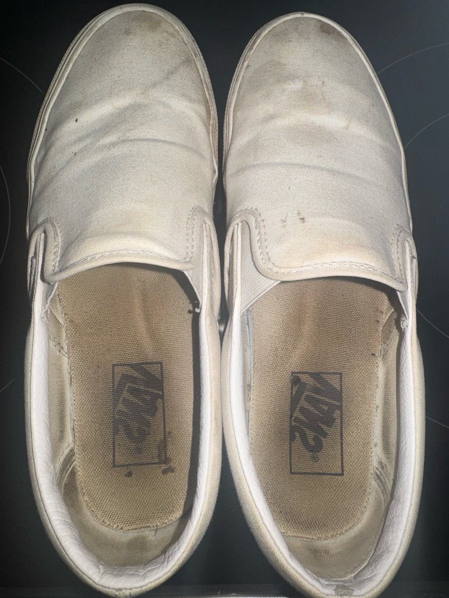 baddie_madiXXX's tweet photo. need something warm and cozy to cuddle with this fall.. don’t have anyone to love on during the holidays :/ i’ve got the perfect thing!!! be the lucky one to snag my stinky vans! perfect for those late lonely nights 💋message me for pricing 😍 https://t.co/9DQUQTKV4K