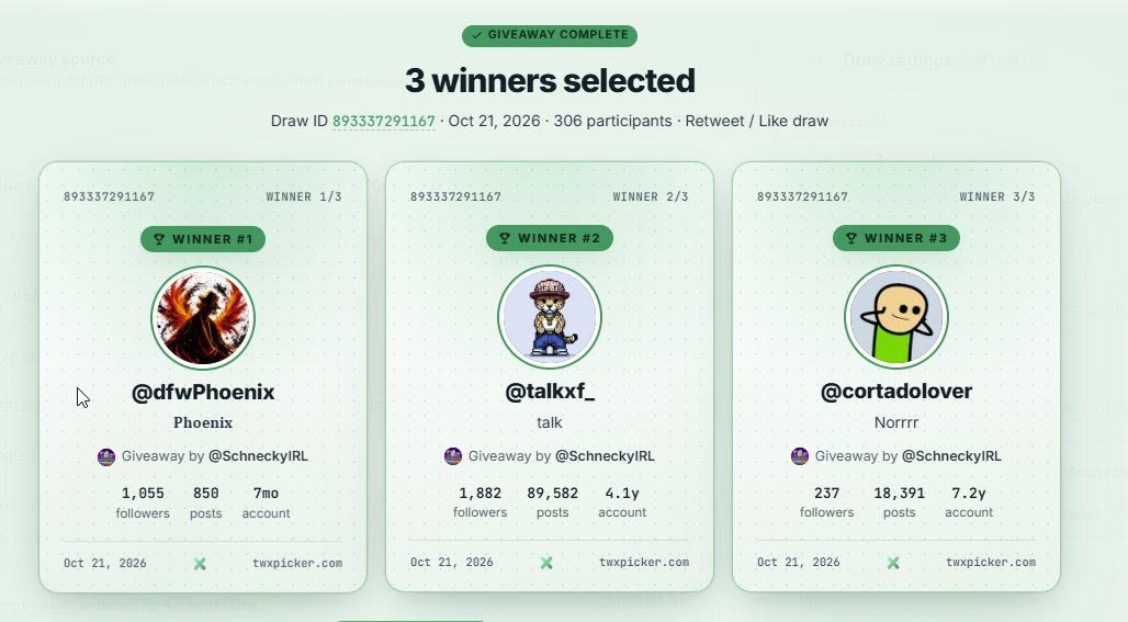 SchneckyVIP's tweet photo. @SchneckyIRL @GhostStudiosgg @locov2 Congrats to all winners : https://t.co/KYckQrh6Mi