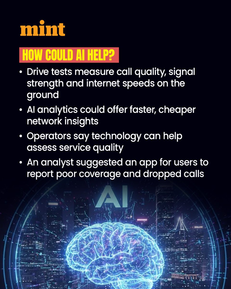 livemint's tweet photo. #MintPremium | The proposal came up during a meeting between communications minister Jyotiraditya Scindia and telecom executives at the India Mobile Congress on 8 October. Scindia suggested forming a joint committee to review and simplify service-quality monitoring, the people said, adding that the minister also asked telcos and officials to prepare a white paper to address the issues.

Read more: https://t.co/mJKNOm5Zu7